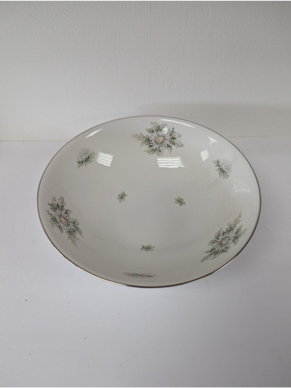 Franconia Silver Thistle Large Vegetable Serving Bowl 9 3/8"